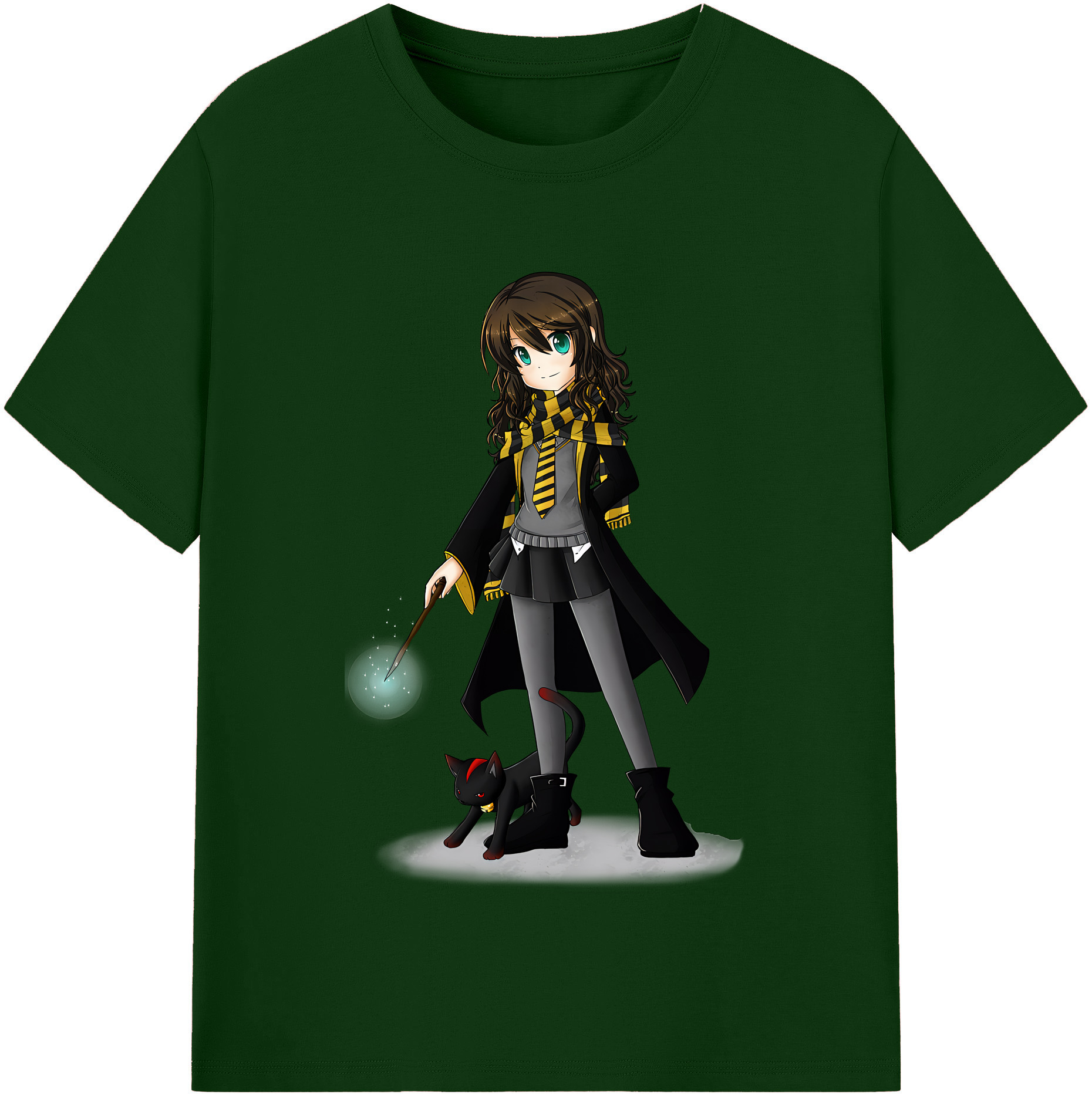 （画像用） Harry Potter ハリー・ポッターシリーズ 綿100％半袖Tシャツ（フロントプリント）